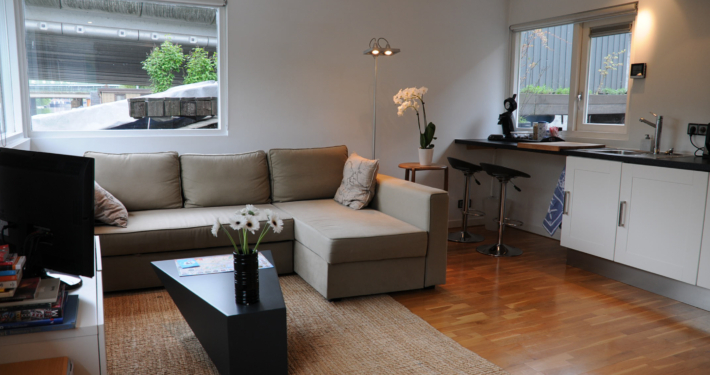 B&B woonkamer keuken